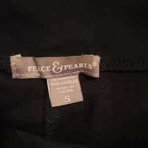 Peace Pearls Pants Jumpsuits Peace And Pearls Black